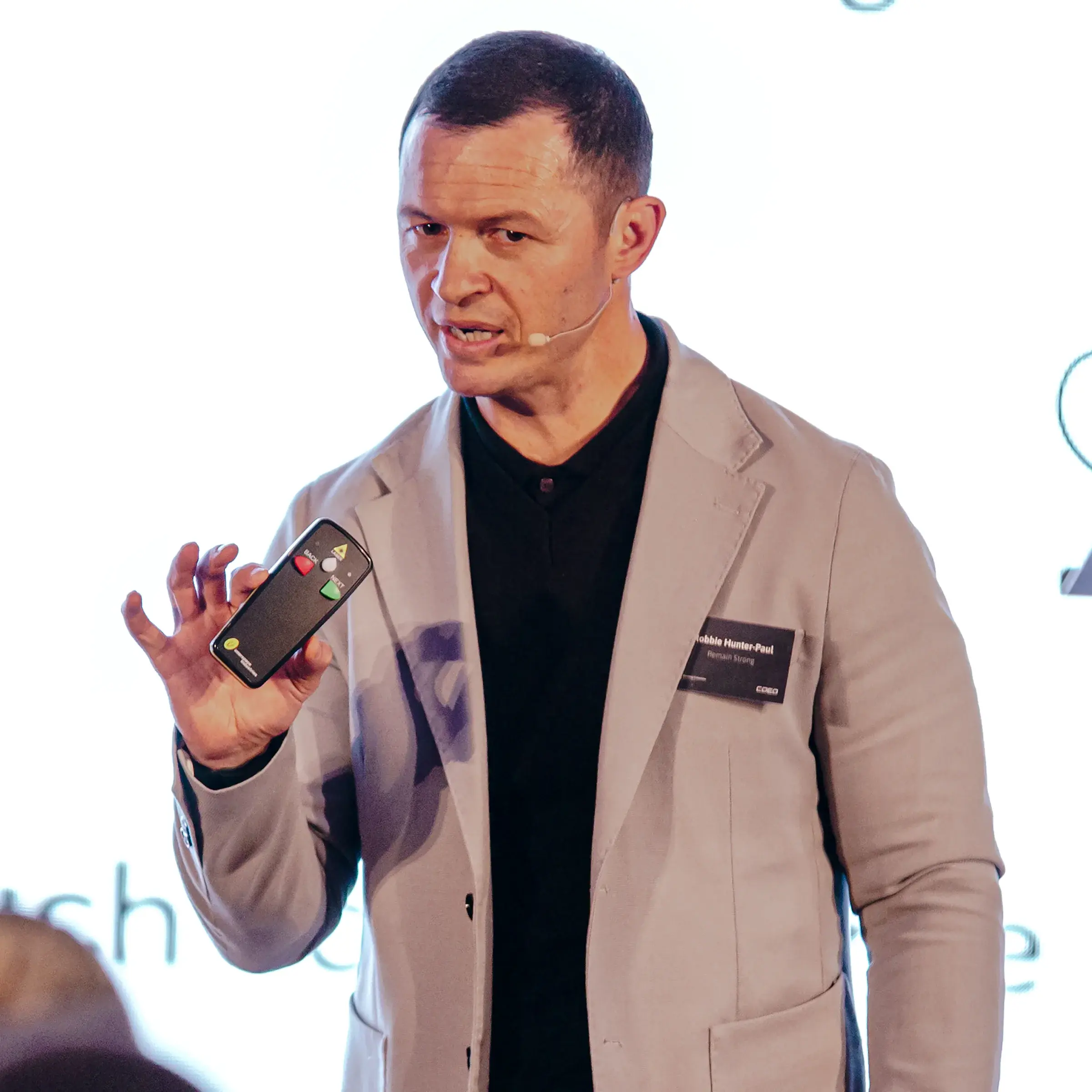 Robbie Hunter-Paul — Remain Strong lead presenter