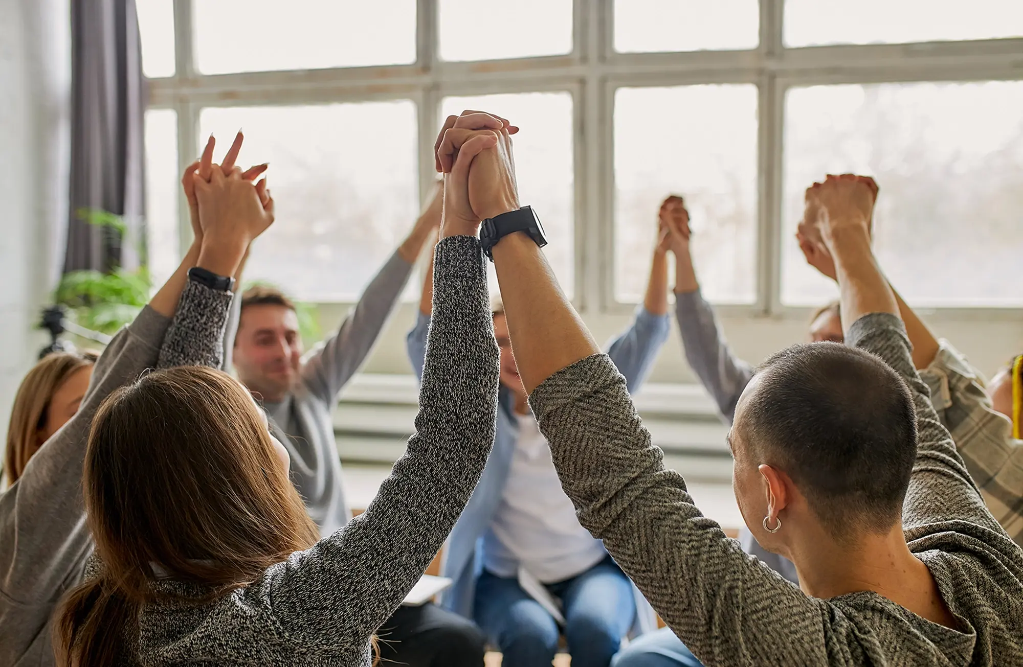 A group workshop session